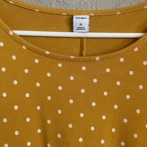 Polka dot Old Navy t-shirt dress XL